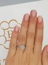1 Carat Round Brilliant Cut Six Prongs Diamond Engagement Ring ...