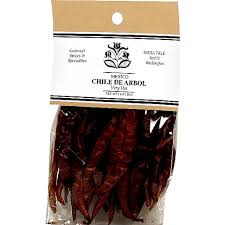 Afbeeldingsresultaat voor chile de arbol hot pepper