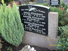 Grab von Johann Kleemann (26.04.1900-25.04.1966), Friedhof ...