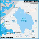 Lake Ladoga Map, Lake Ladoga Location Facts, Major Bodies of Water ...