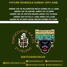 Image result for Portico & Grange Park Amateur Rugby League Football Club