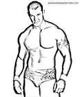Wrestling coloring page