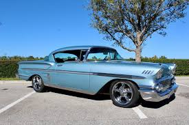 Image result for Silver Blue 1958 Chevrolet