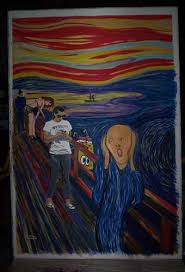 Image result for "the scream" parody