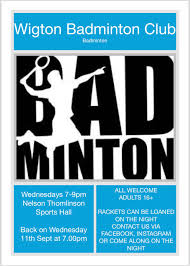 Image result for Fidelis Wednesday Badminton Club