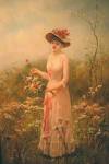 Elegante Dame.