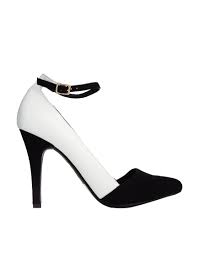 New Look | New Look Slate Black/White High Heeled Shoes at ASOS