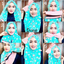 Cara Memakai Hijab Modern Dengan Bandana - Gaya.Up2det.NET - Gaya ...