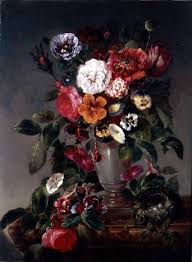 Still Life of Various Flowers in an Urn - James Charles Ward als ...