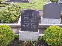 Grab von Antje Dirks (geb. Tapper) (08.06.1918-27.10.1962 ... - bf051