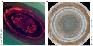Image result for saturn north pole
