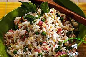 შემწვარი ბრინჯი სოკოთი - Shemwvari brinji sokoti