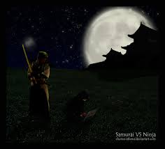 Samurai VS Ninja by ~Chomz-Athena on deviantART - Samurai_VS_Ninja_by_Chomz_Athena
