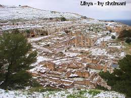 الثلج فــــي الجبل الاخضر           