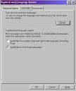Installing East Asian Language Support under Windows XP