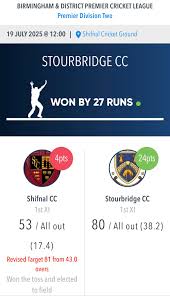 Image result for Stourbridge Cricket Club