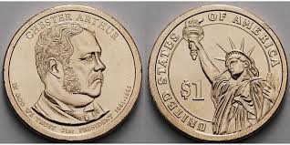 Chester A. Arthur / Kupfer-Nickel, Philadelphia 1 $ 2012 USA Münzen
