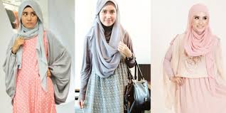 Anggunnya Gaya Hijab Dengan Maxi Skirt Dan Maxi Dress | Kumpulan ...