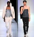 Men's denim tube tops