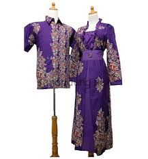 Baju Gamis Batik Sarimbit Modern SGM02 Batik Couple Muslim Biru ...
