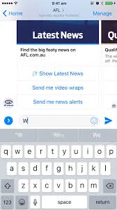 Image result for Footy Messenger