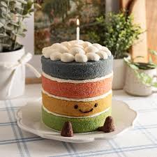 Image result for rainbow cake