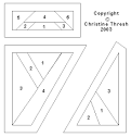  Paper Pieced Ribbon Patterns by Christine Thresh