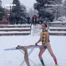 Image result for extreme ironing