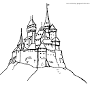 Medieval coloring page