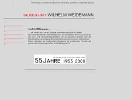 Baugeschäft Wilhelm Weidemann