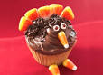 how to decorate turkey cupcakes with candy corn