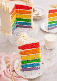 Image result for rainbow cake
