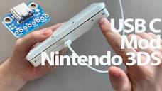How to mod a USB C charging port to a Nintendo 3DS - YouTube