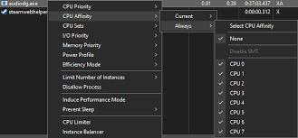 Image result for setting cpu affinity
