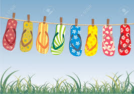 Beach Sandals Stock Vector Illustration And Royalty Free Beach ...
