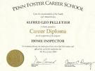 Pelletier's Home Inspection - Penn Foster Career Diplomas