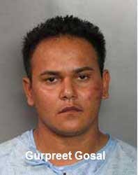 Gurpreet Singh Gosal arrested at the spot when bystanders were able to subdue him - Gurpreet_Gosal