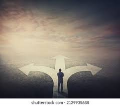 Image result for hombre en el cruce de caminos