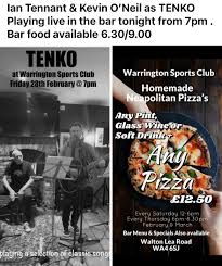 Image result for Warrington Sports Club