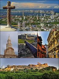 Cartagena is a tourist beach town on the shores of the Caribbean sea