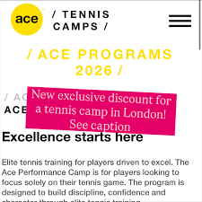 Image result for Ace Tennis Camps