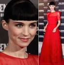 Eva Kerekes - don't know who she is - rooney-mara-red-gown