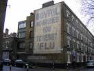 TQ3278 : Ghost sign 'Bovril Nourishes you to resist Flu' - via Daymix