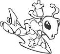 Alien coloring page