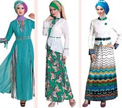 Contoh Model Baju Muslim Modern 2015 + Hijab