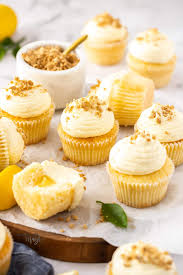 Image result for lemon cupcake