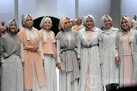 Fashion Show Busana Muslim Up2Date, Foto 31 - Tribunnews.com