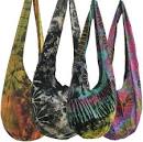 Tie Dye Shoulder Bags, Buddha Bags, Tie-Strap Bags - Tie Dye as ...