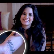 demi lovato tattoo