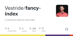 GitHub - Vestride/fancy-index: A responsive Apache index page.